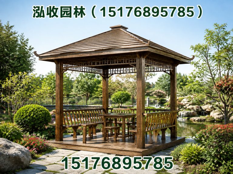 平顶山防腐木凉亭展示图